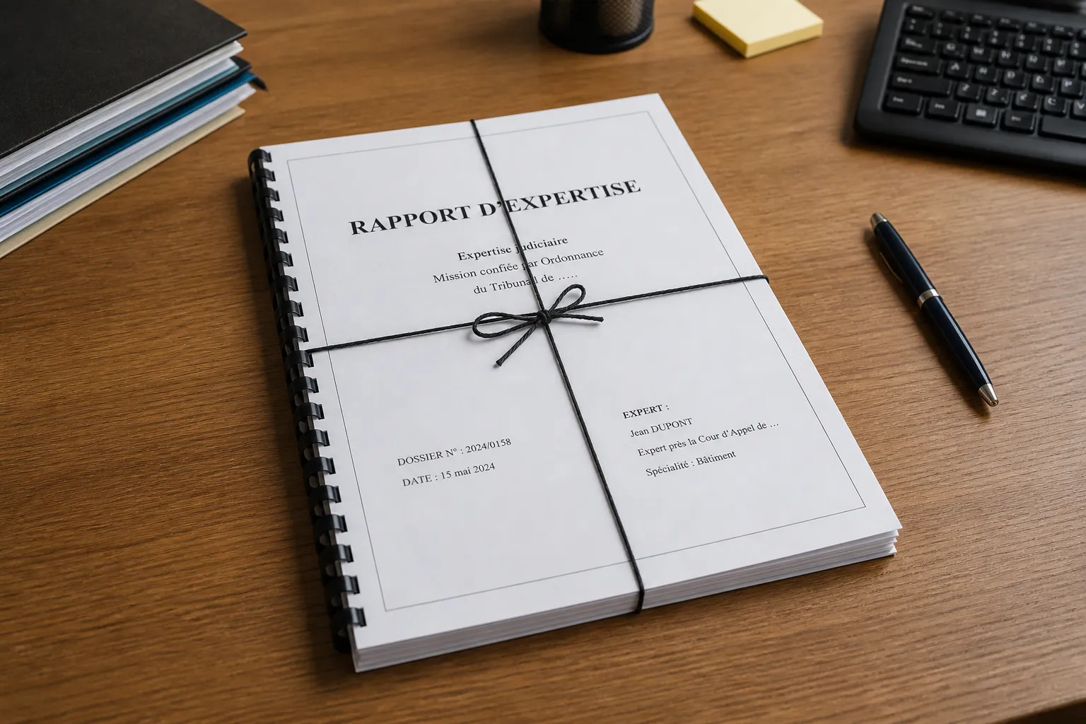 Rapport d expertise relie sur un bureau