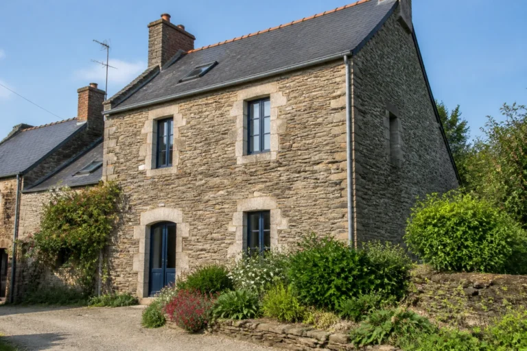 Maison ancienne en moellons de schiste en Loire Atlantique