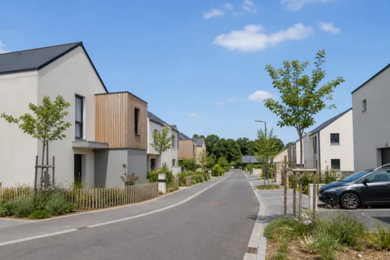 Lotissement periurbain recent pres de Nantes
