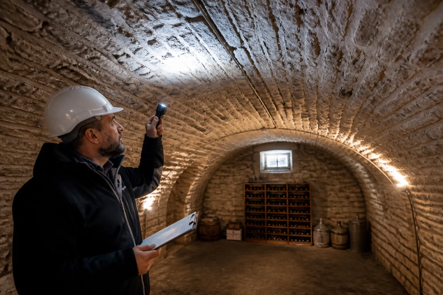 Expert visitant un appartement a Couëron