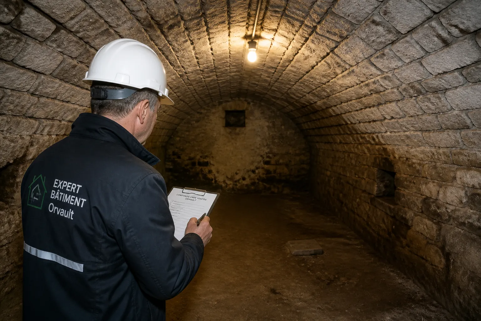Expert visitant un appartement a Orvault