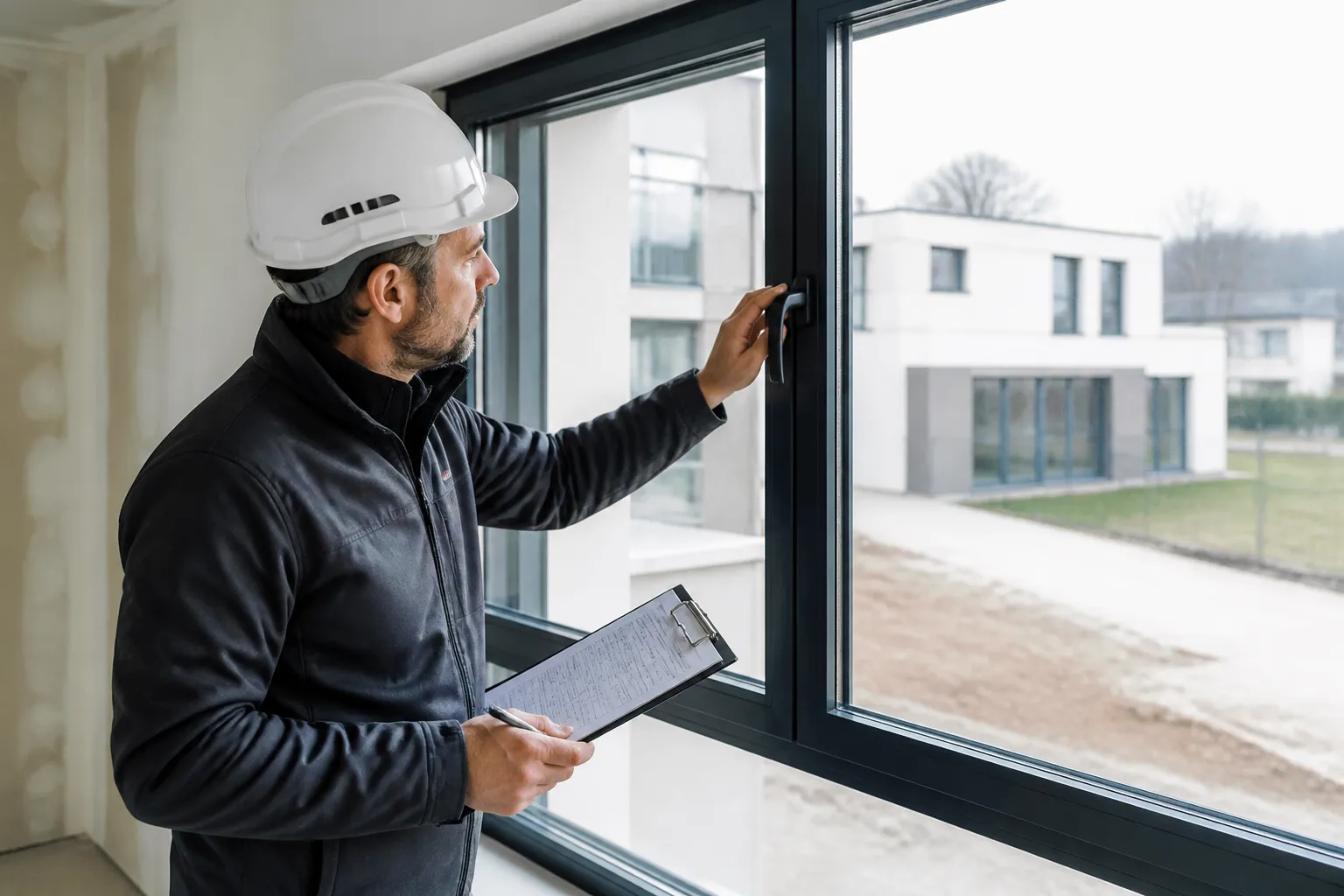 Immeuble neuf avec balcons a Saint-Nazaire
