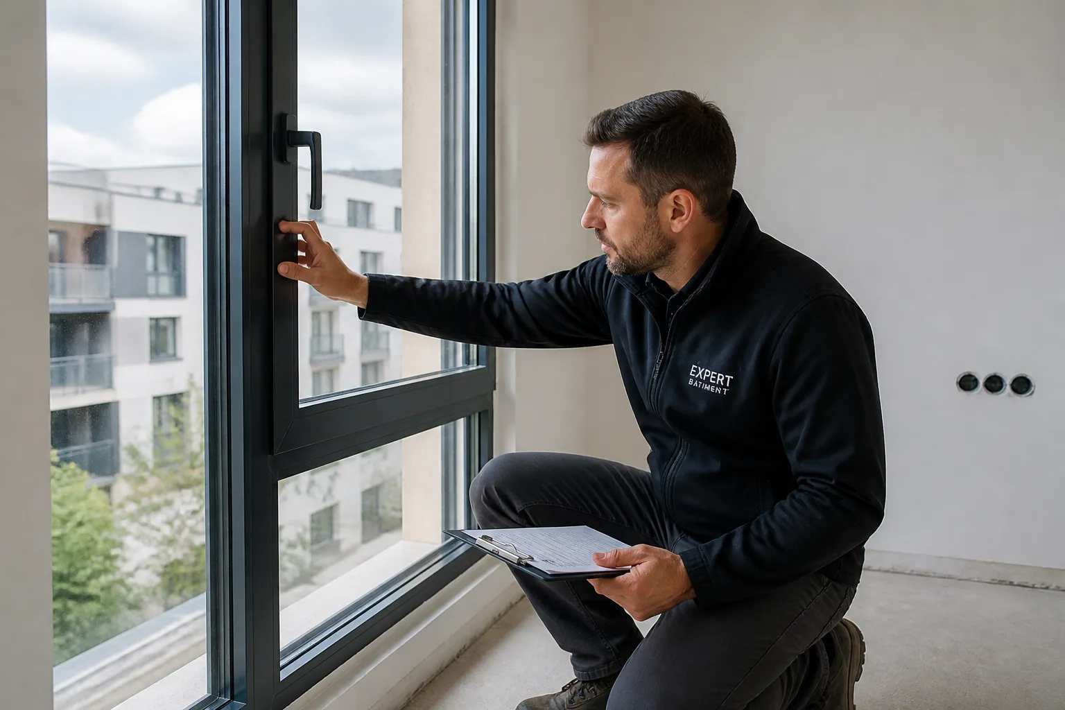 Immeuble neuf avec balcons a Vertou