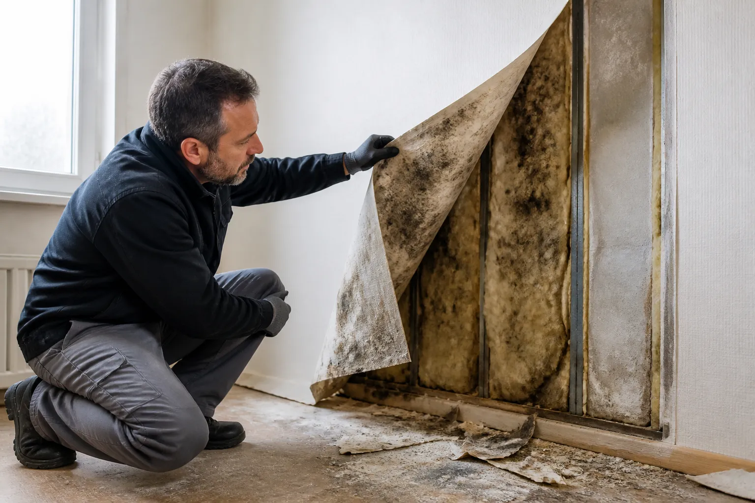 Expert inspectant un logement a la loupe a Nantes