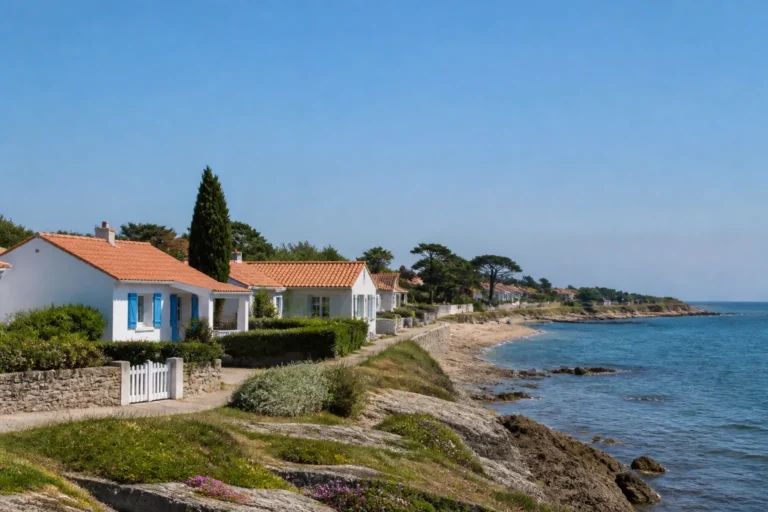 Maisons basses pres de l ocean en Loire Atlantique