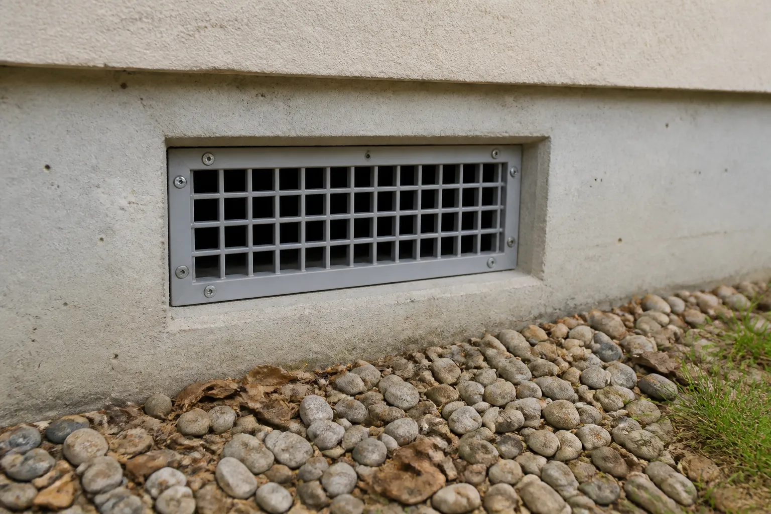 Bouche d aeration d un vide sanitaire